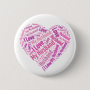 Macaron Rond 5 Cm J'Aime Mon Mari