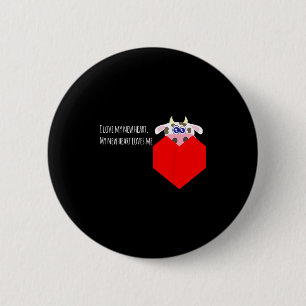 Macaron Rond 5 Cm J'aime mon nouveau patient cardiaque à valvule de 
