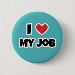 Macaron Rond 5 Cm J'aime mon travail