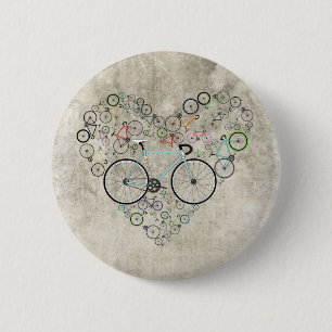 Macaron Rond 5 Cm J'aime mon vélo