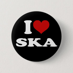 Macaron Rond 5 Cm J'aime Ska