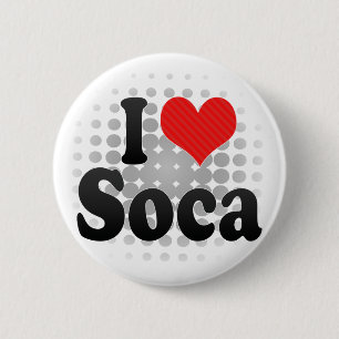 Macaron Rond 5 Cm J'aime Soca