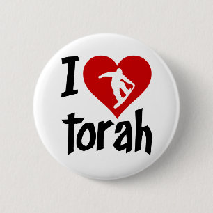 Macaron Rond 5 Cm J'aime Torah