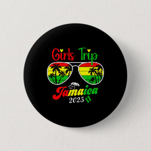 Macaron Rond 5 Cm Jamaïque Famille Réunion Filles Voyage 2025 Vacanc