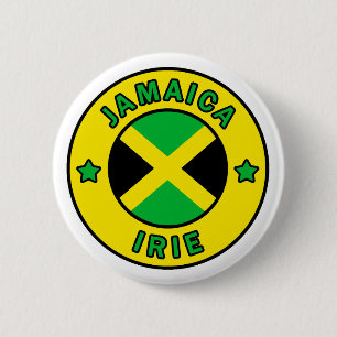 Macaron Rond 5 Cm Jamaïque Irie