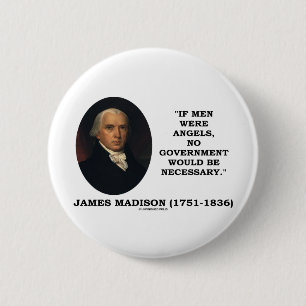 Macaron Rond 5 Cm James Madison si les hommes étaient des anges