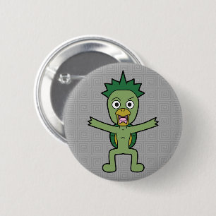 Macaron Rond 5 Cm Japonais Yokai Gawappa