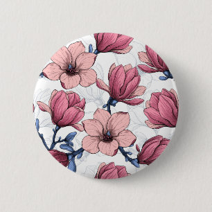 Macaron Rond 5 Cm Jardin de Magnolia 2