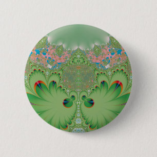 Macaron Rond 5 Cm Jardin de printemps