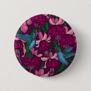 Macaron Rond 5 Cm Jardin des colibris