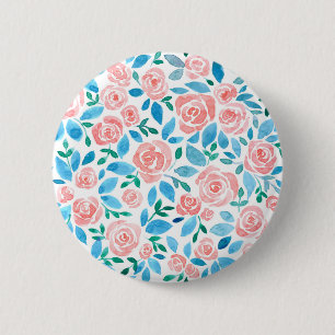 Macaron Rond 5 Cm Jardin rose 2