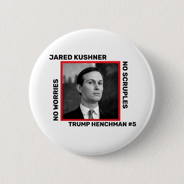 Macaron Rond 5 Cm Jared Kushner Trump Henchman (Devant)