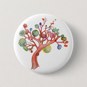 Macaron Rond 5 Cm Jaspe l'arbre
