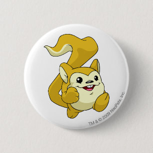 Macaron Rond 5 Cm Jaune de Meerca