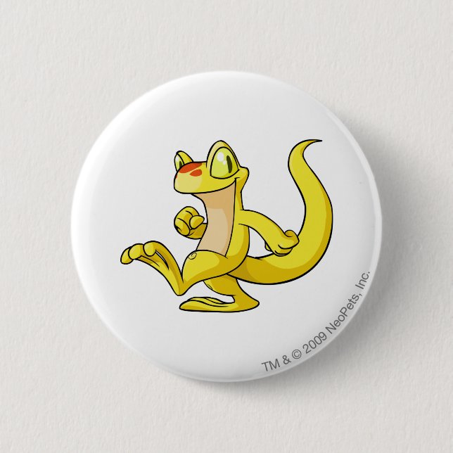 Macaron Rond 5 Cm Jaune de Techo (Devant)