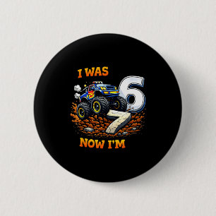 Macaron Rond 5 Cm J'avais 6 ans j'ai 7 ans camion monstre anniversai