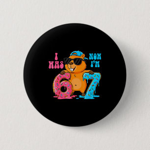 Macaron Rond 5 Cm J'avais six ans maintenant j'ai sept ans 6 7 Capyb