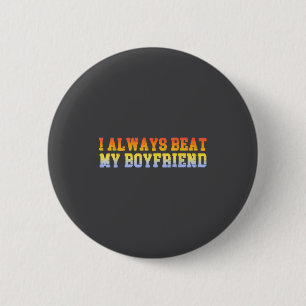 Macaron Rond 5 Cm Je bats toujours mon petit ami Dating Relation drô