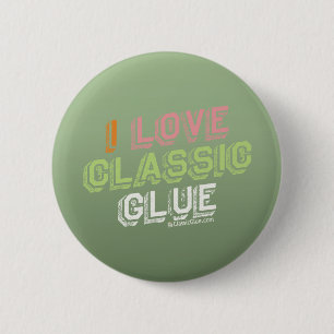 Macaron Rond 5 Cm "Je bouton rond aime Classicglue"