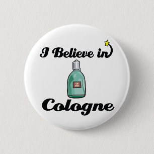 Macaron Rond 5 Cm je crois en l'eau de Cologne