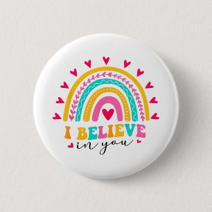 Macaron Rond 5 Cm Je Crois En Vous Enseignants Test Day Idea