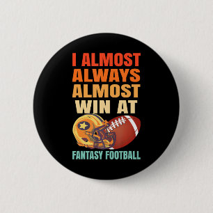 MACARON ROND 5 CM JE GAGNE PRESQUE TOUJOURS AU FOOTBALL IMAGINAIRE