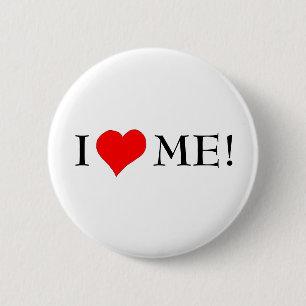 Macaron Rond 5 Cm JE M'AIME ! - bouton