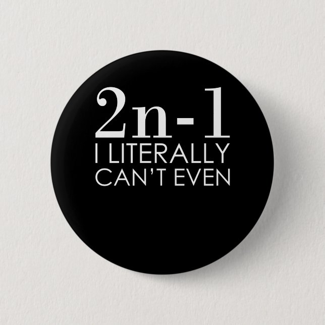 Macaron Rond 5 Cm Je ne peux même pas enseigner mathématiques mathém (Devant)