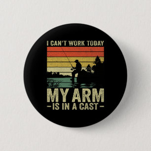 Macaron Rond 5 Cm Je ne peux pas travailler aujourd'hui mon bras est