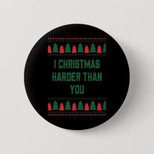 Macaron Rond 5 Cm Je Noël Plus Fort Que Vous Citation