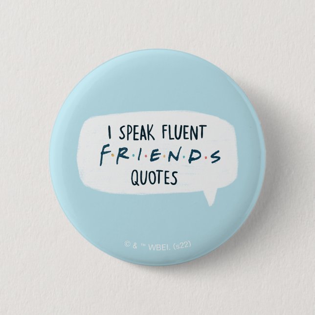 Macaron Rond 5 Cm Je parle des devis Fluent FRIENDS™ (Devant)