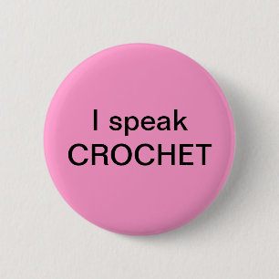 Macaron Rond 5 Cm Je parle le CROCHET