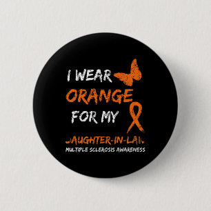 Macaron Rond 5 Cm Je Porte De L'Orange Pour Ma Belle-Fille À Plusieu