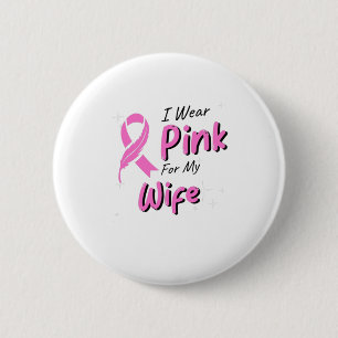 Macaron Rond 5 Cm Je Porte Du Rose Pour Ma Femme