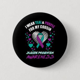 Macaron Rond 5 Cm Je Porte Du Tealandviolet Pour Mon Cousin Suicide