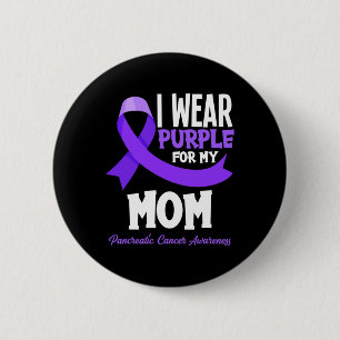 Macaron Rond 5 Cm Je Porte Du Violet Pour Ma Mère Académie De Cancer