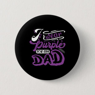 Macaron Rond 5 Cm Je Porte Du Violet Pour Mon Père Pancréatique Canc