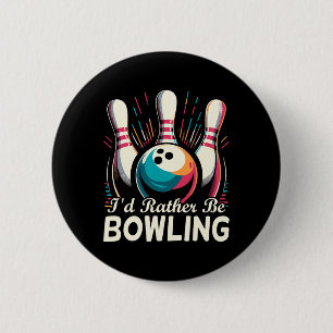Macaron Rond 5 Cm Je Préfère Bowling Funny Bowling Bowler