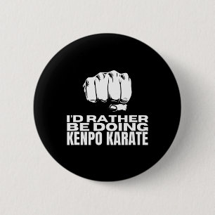 Macaron Rond 5 Cm Je Préférerais Faire Kenpo Karate Funny American K