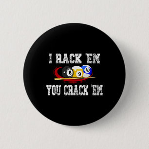 Macaron Rond 5 Cm Je Rack Em Vous Crack Em Drôle Billard Billard Bil