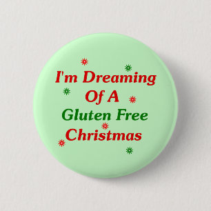 Macaron Rond 5 Cm Je rêve de Noël de gluten librement