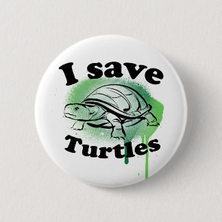 Macaron Rond 5 Cm Je sauve des tortues