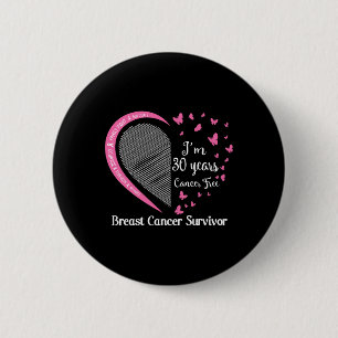 Macaron Rond 5 Cm Je suis 30 ans Cancer Sans Cancer du Sein Cancer S