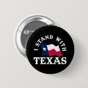 Macaron Rond 5 Cm Je suis avec le Texas