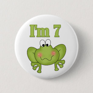 Macaron Rond 5 Cm Je suis bouton de sept grenouilles