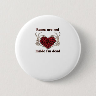 Macaron Rond 5 Cm Je suis Dead Classic