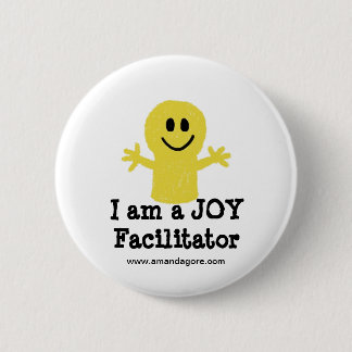 Macaron Rond 5 Cm Je suis facilitateur de joie