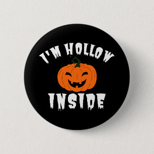 Macaron Rond 5 Cm Je suis Hollow Inside Pumkin Jack-o'-lantern