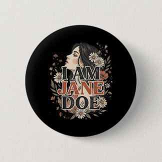 Macaron Rond 5 Cm Je Suis Jane Doe Je Me Tiens Avec Les Femmes Flora