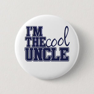 Macaron Rond 5 Cm Je suis l'oncle cool